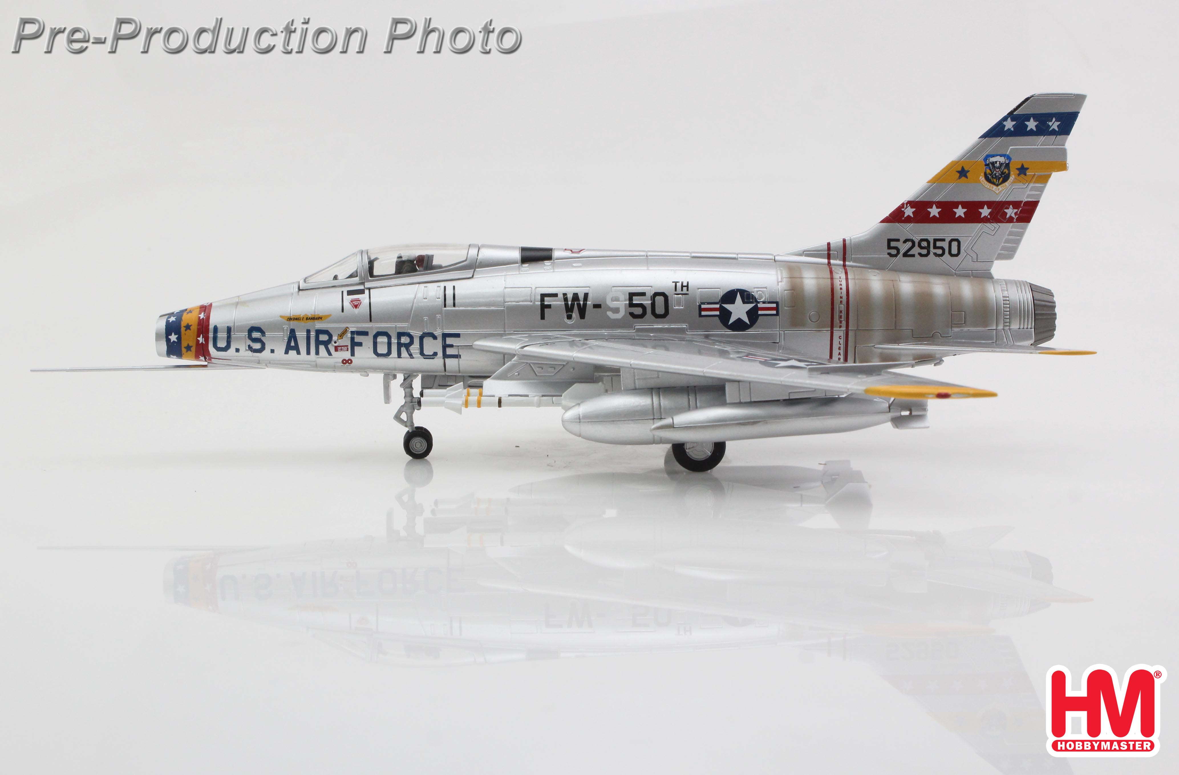 F-100D Super Sabre 55-2950, 81st TFS, 50th TFW, France 1958